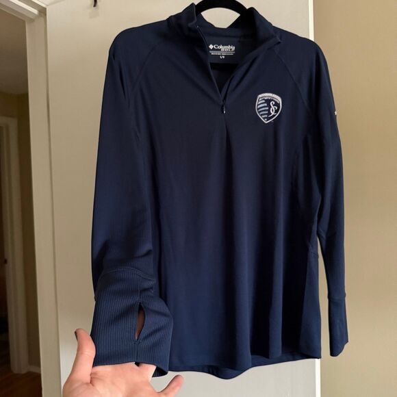 Columbia Golf Omni-Wick Flop Shot Pullover Kansas City KC Sporting MLS Soccer - Picture 5 of 8